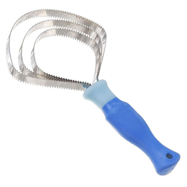 Deluxe Curry Comb Reversible Stainless Steel 3-ring Spiral Curry - Coming Soon Jan.2025