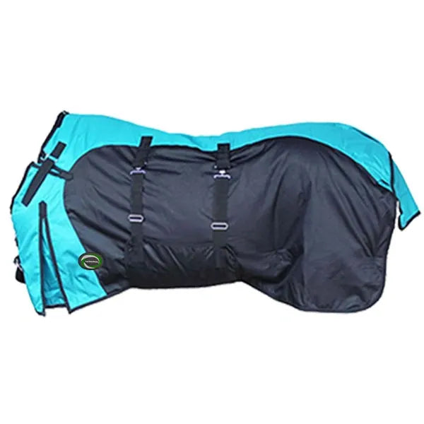 Epic Turnout Blanket Heavy Weight Turquoise and Black
