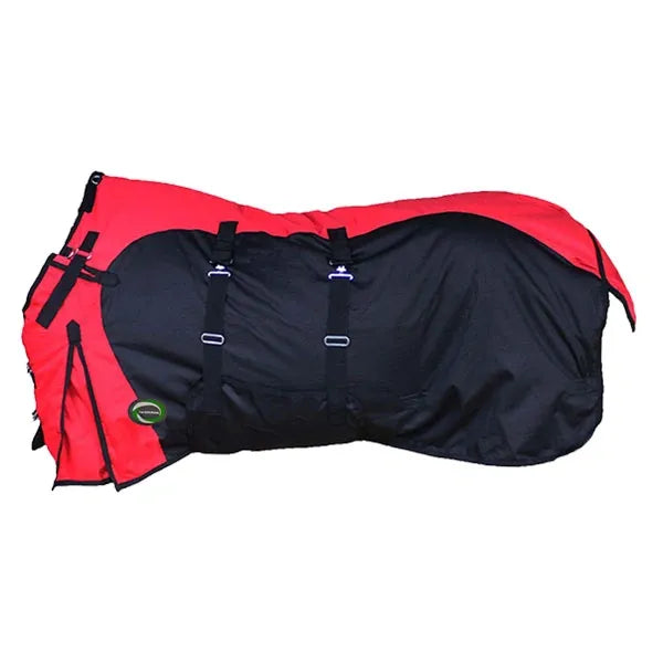 Epic Turnout Blanket Heavy Weight Red and Black