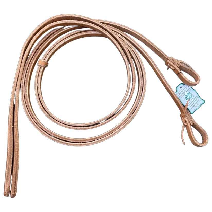Harness Leather Reins with Water Ties LO