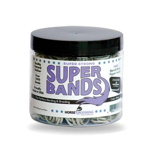Super Rubber Bands for Braiding and Banding Super Natural Bands by Healthy HairCare