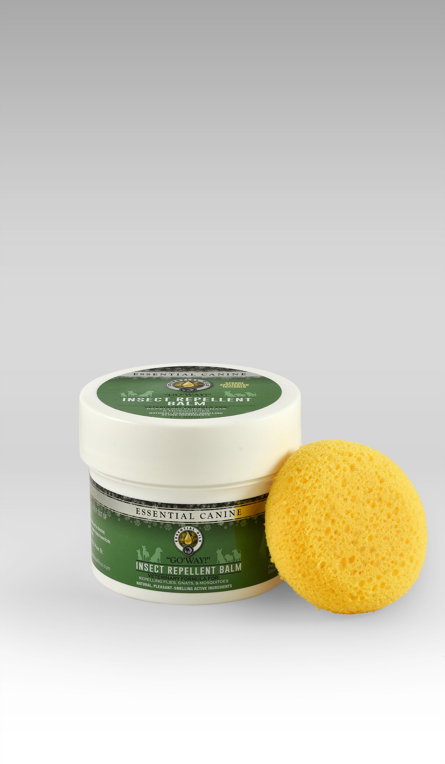 Essential Canine GO AWAY! Insect Repellent Balm Tub with Sponge 8 once # 500112808