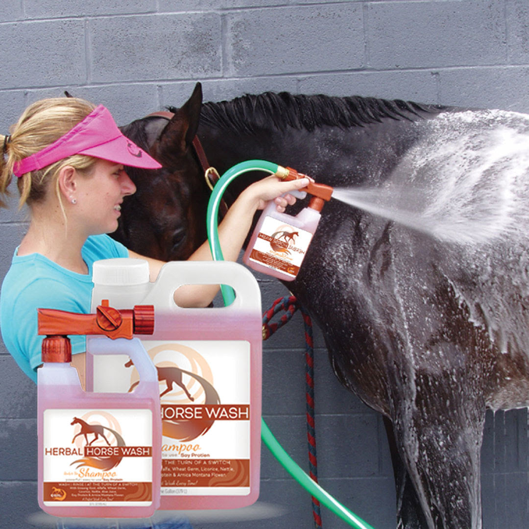 Horse Herbal Shampoo Wash for Coat, Mane & Tail by Healthy HairCare