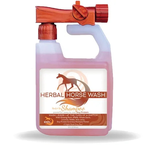 Horse Herbal Shampoo Wash for Coat, Mane & Tail by Healthy HairCare