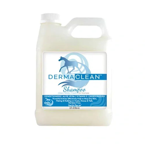 Horse Shampoo Antibacterial Derma Clean for Coat, Mane & Tail by Healthy HairCare