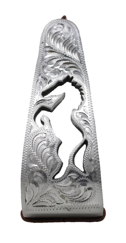 Saddle Stirrups CHALLENGER Western Horse - Engraved Aluminum With