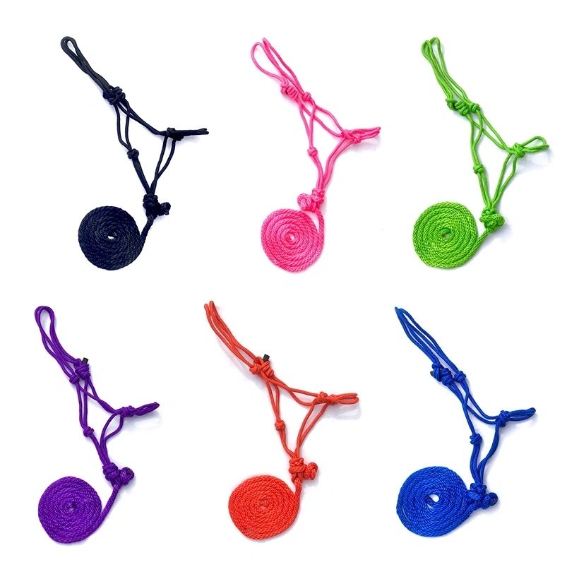Mini Rope Halters with 6 ft. Lead 12 Pack Assortments