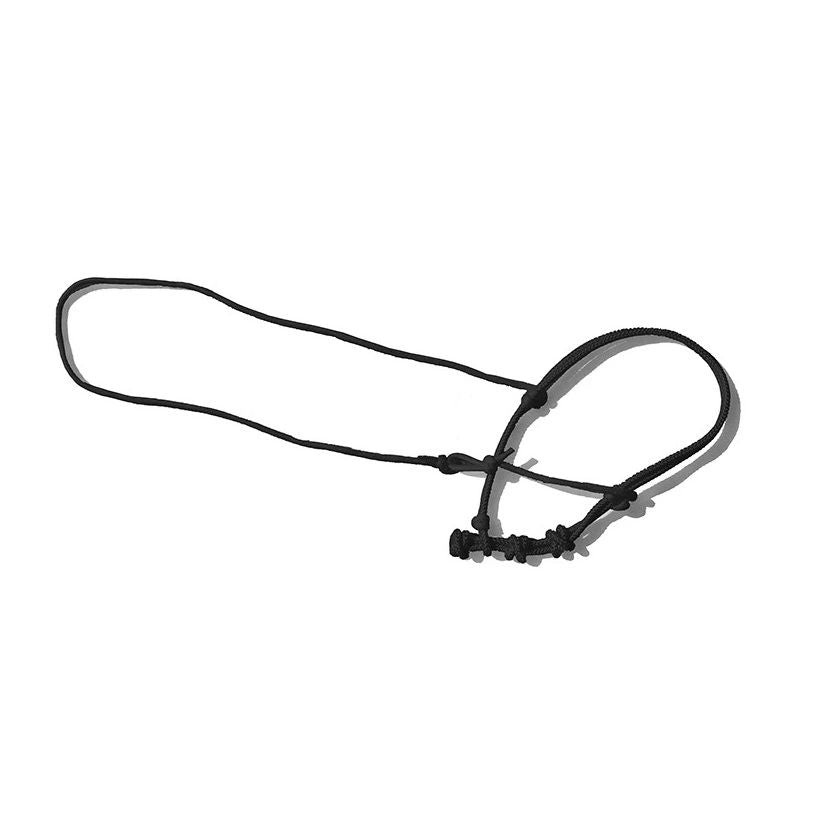 Rope Nose Band Horse Size Black #52000